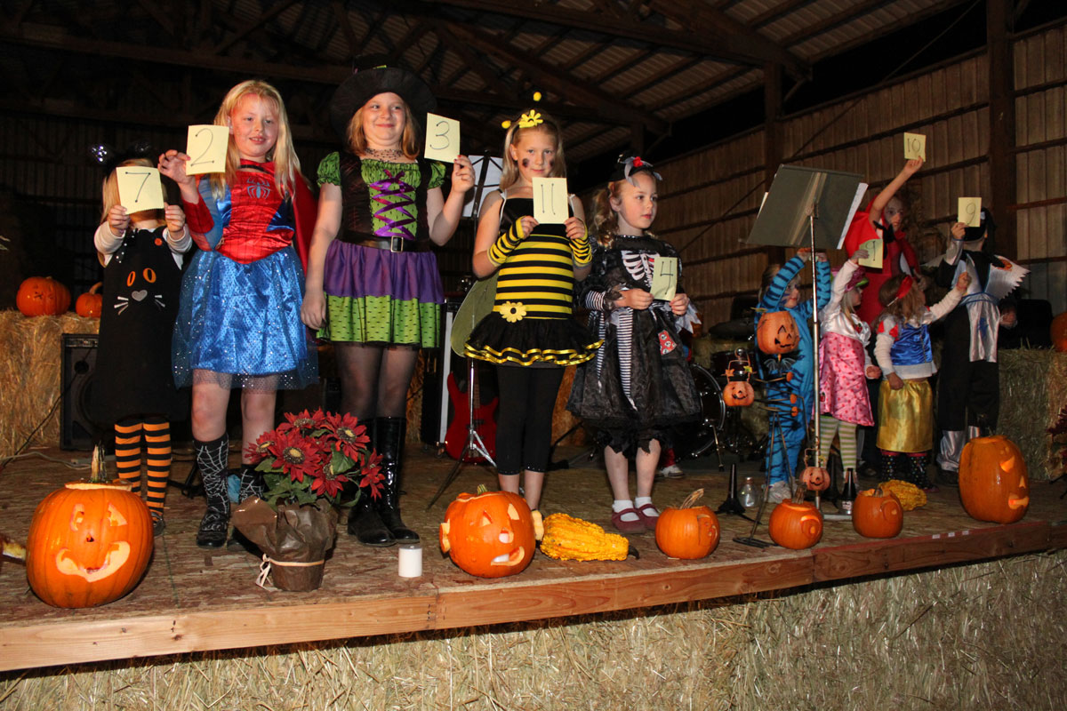 The kids costume contest
